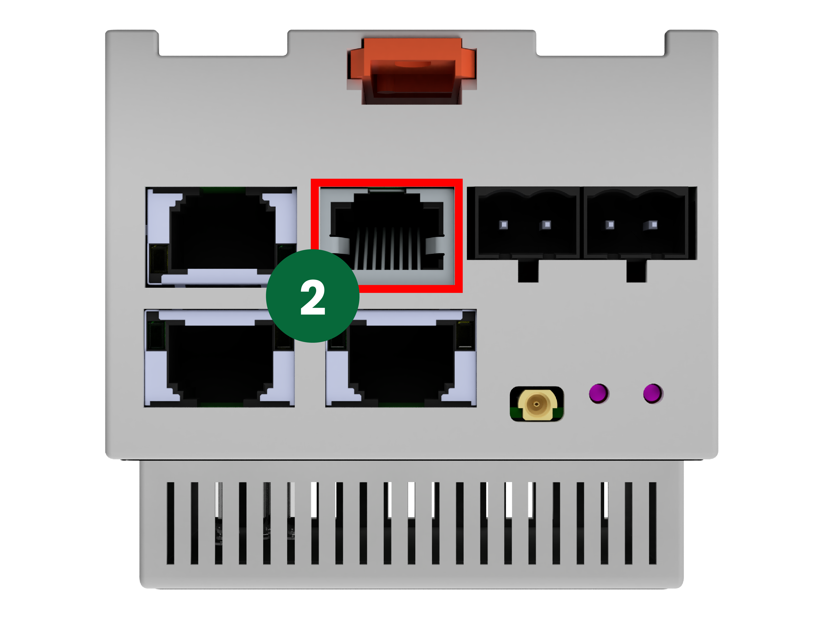 RJ45 (RS-485)-Schnittstelle am Leaflet HEMS