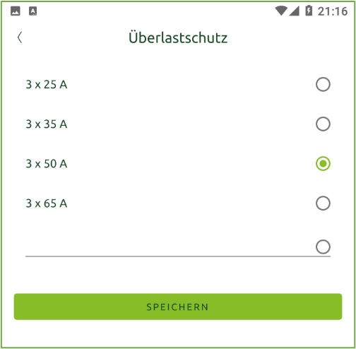 Bildschirm Überlastschutz