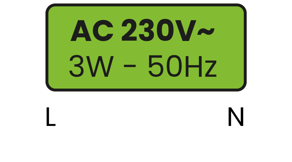 Symbol AC-Eingang